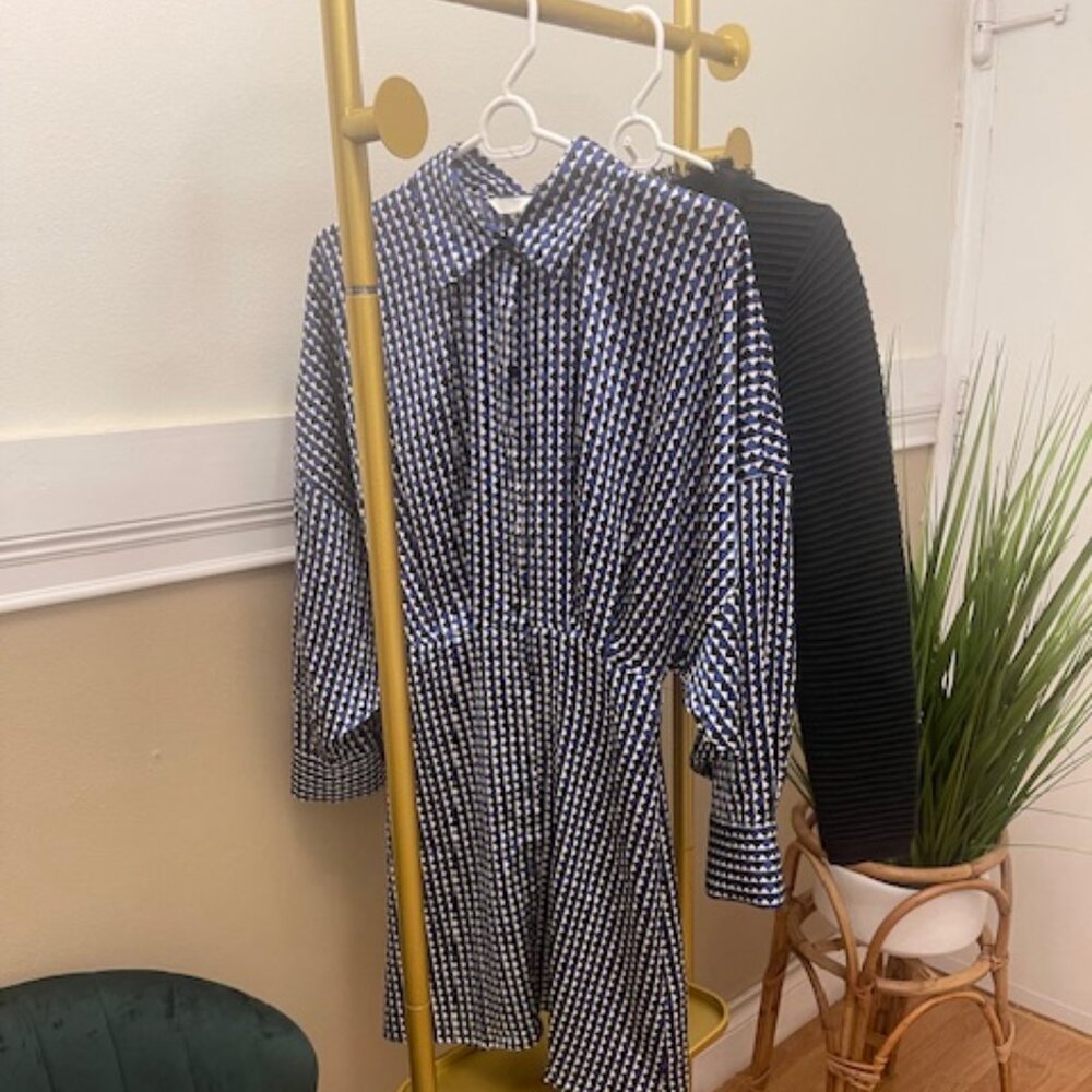 H&M Overall Dress blue